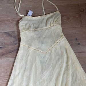 South of France Maxi Dress Yellow